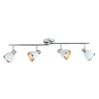 Dar Osaka 4 Light Spotlight Bar - Gloss White