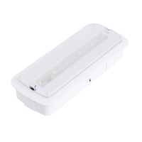 Daylight 3W Maintained/Non-Maintained with Autotest LED Emergency Bulkhead with Ceiling Kit - White