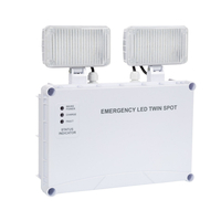 Daylight Square 6W TwinSpot LED Emergency Light - White