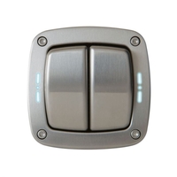Decorative 2 Gang 2 Way Outdoor Switch - IP66