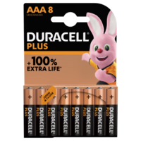 Duracell Plus AAA Battery - 8 Pack