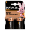 Duracell Plus C Battery - 2 Pack