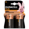 Duracell Plus D Battery - 2 Pack