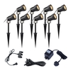 EasyFit 12V Garden Light Bloom LED Spotlight Kit - 8 Lights