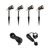 EasyFit 12v Garden Lights - Bloom LED Spotlight Kit - 4 Lights