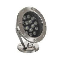 Edit 15W 12V Submersible LED Surface Garden Spotlight - Steel