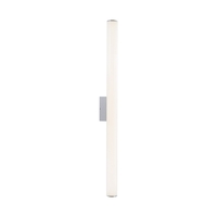 Edit Ice Tube LED Small Flush Wall Light - Chrome