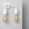 Edit Jayso 2 Arm Wall Light - White