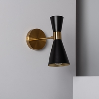 Edit Jigger Wall Light - Black & Gold