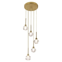 Edit Kassia 5 Light Cluster Ceiling Pendant - Gold