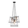 Edit Knot 3 Light Cluster Ceiling Pendant - Black