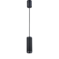 Edit Knurl Ceiling Pendant Light - Black