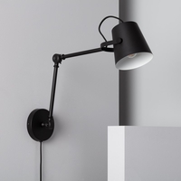 Edit Kylie Wall Light with Plug - Black