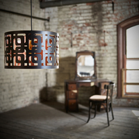 Edit Metallic Ceiling Pendant Light - Black and Copper