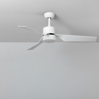 Edit Minimal 15W Colour Selectable LED Ceiling Fan 132cm with DC Motor - White