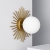 Edit Moon Flush Wall Light - Gold