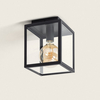 Edit New York Outdoor Flush Light - Black