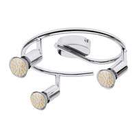 Edit Norton LED 3 Light Spotlight Bar - Polished Chrome