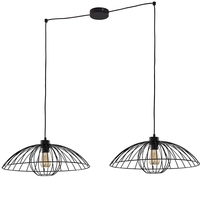 Edit Oia 2 Light Bar Ceiling Pendant Light - Black