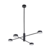 Edit Orbit 4 Light Multi Arm Pendant Light - Black