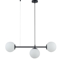 Edit Perry 3 Light Bar Ceiling Pendant Light - Black & White
