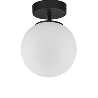 Edit Perry Flush Ceiling Light - Black & White
