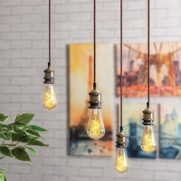 Edit Quad 4 Arm Ceiling Pendant Light - Antique Brass