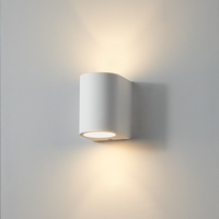 Edit Ray Round Plaster Wall Light - Satin White