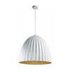 Edit Ridge 500 Ceiling Pendant Light - White & Gold