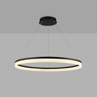 Edit Ring LED Medium Ceiling Pendant Light - Black
