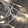 Edit Shimmer Warm White LED Battery Operated String Lights - Clear Cable - 40 Lights