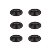 Edit Slimline Deep Recessed IP65 Fixed Downlight - Matt Black - Pack of 6