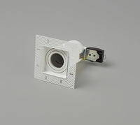 Edit Trimless Recessed Fire Rated Adjustable Square Downlight - Matt White