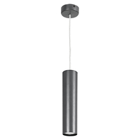 Edit Tube Ceiling Pendant Light - Graphite