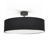 Edit Violet Flush Ceiling Light - Black