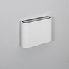 Edit Zeus Edit 6W Outdoor Up and Down Square LED Wall Light - White