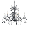 Elstead Amarilli 5 Light Chandelier - Antique Silver