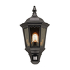 Elstead Medstead Half Lantern Outdoor Wall Light with PIR Sensor - Black