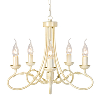 Elstead Olivia 5 Light Dual Mount Chandelier Ceiling Light