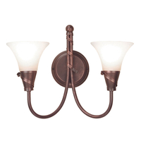 Emily 2 Light Wall Light - Copper