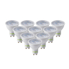 Envirolight 3W Warm White LED GU10 Bulb - Pack of 10 - Flood Beam