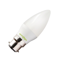 Envirolight 5W Warm White LED Candle Bulb - Bayonet Cap