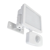 Eterna 10W Cool White LED Polycarbonate IP44 Floodlight with PIR Sensor - White