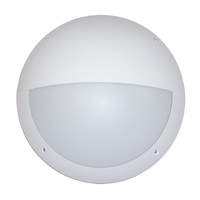 Eterna 12W LED Wall Light with Microwave Movement Sensor - White Eyelid