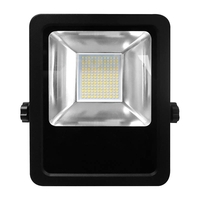 Eterna 80W Cool White LED High Power IP65 Floodlight - Black