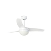 Faro Barcelona Easy Ceiling Fan with Light and Remote Control - White