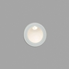 Faro Barcelona Galo Round LED Recessed Outdoor Wall Light - Matt White