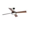 Faro Barcelona Hydra LED Ceiling Fan with Light and Remote Control - Matt Black