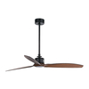 Faro Barcelona Just Ceiling Fan with Remote Control - Black & Wood