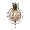 Feiss Bellini Crystal Chandelier - Bronze